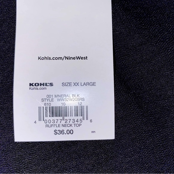 Nine West off the shoulder top - Picture 3 of 4